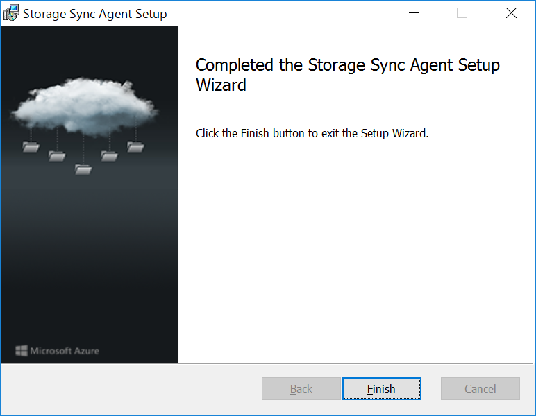 Storage Sync Agent Setup