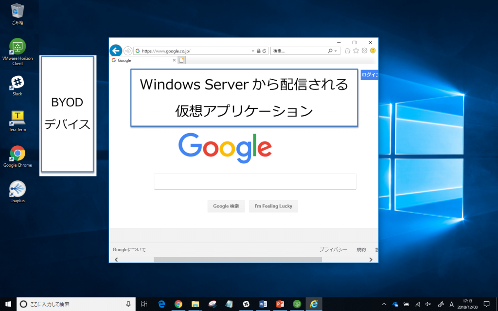 Windows Server(2016/2012 R2)の仮想アプリケーション配信